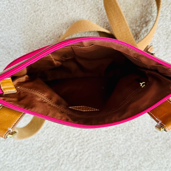 Fossil Saddle Bag Cross Body Purse - Picture 6 of 7